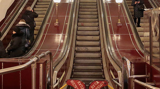 Эскалатор метро «Технологический институт – 1»