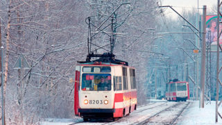 Зимний трамвай